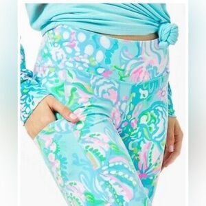 Lilly Pulitzer Luxletic Weekender Midi Leggings Women’s Size XS